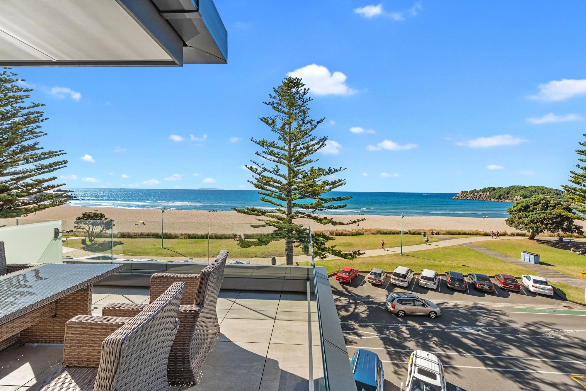 Pavilion Beachfront Apartments Mount Maunganui Exterior foto