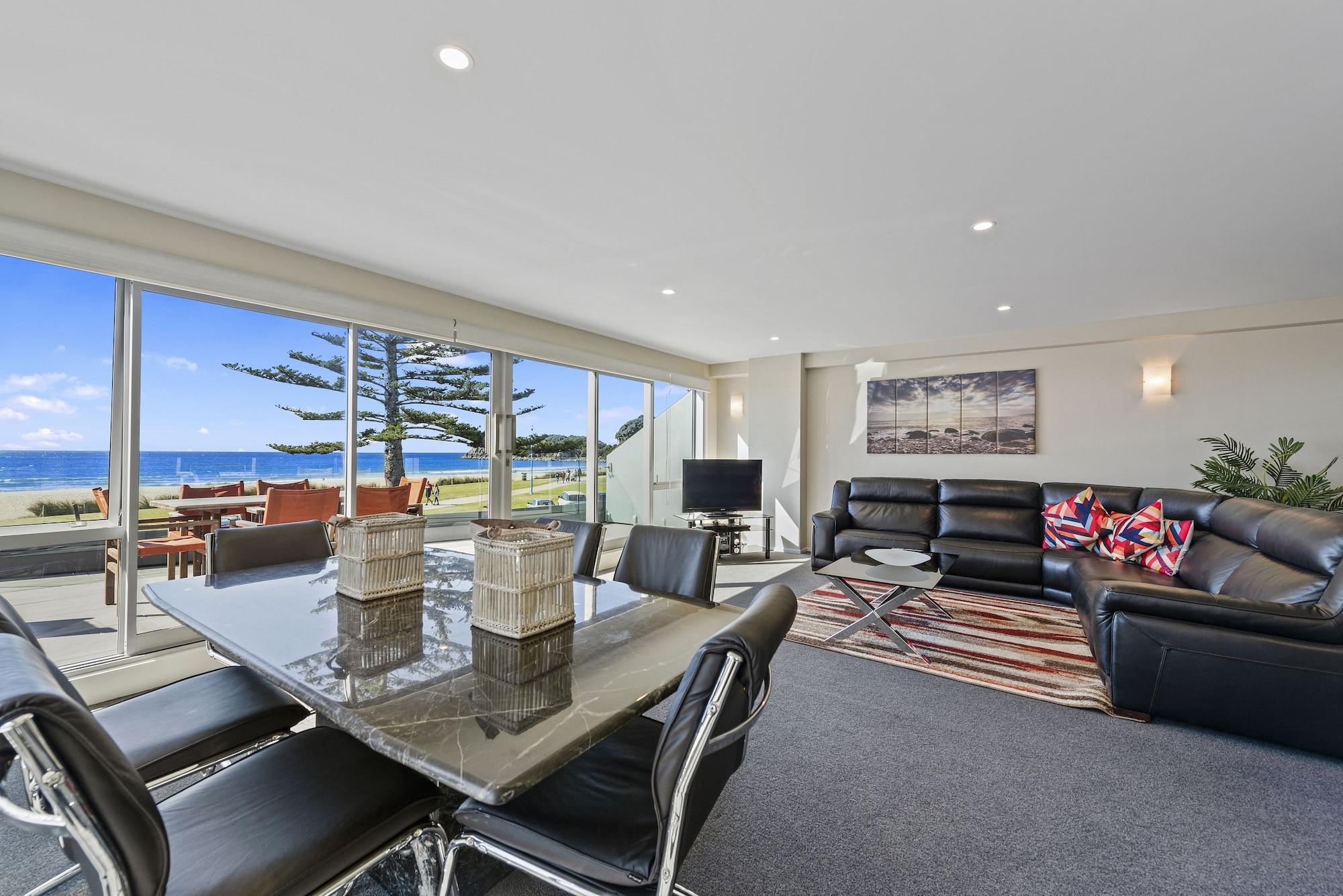 Pavilion Beachfront Apartments Mount Maunganui Exterior foto