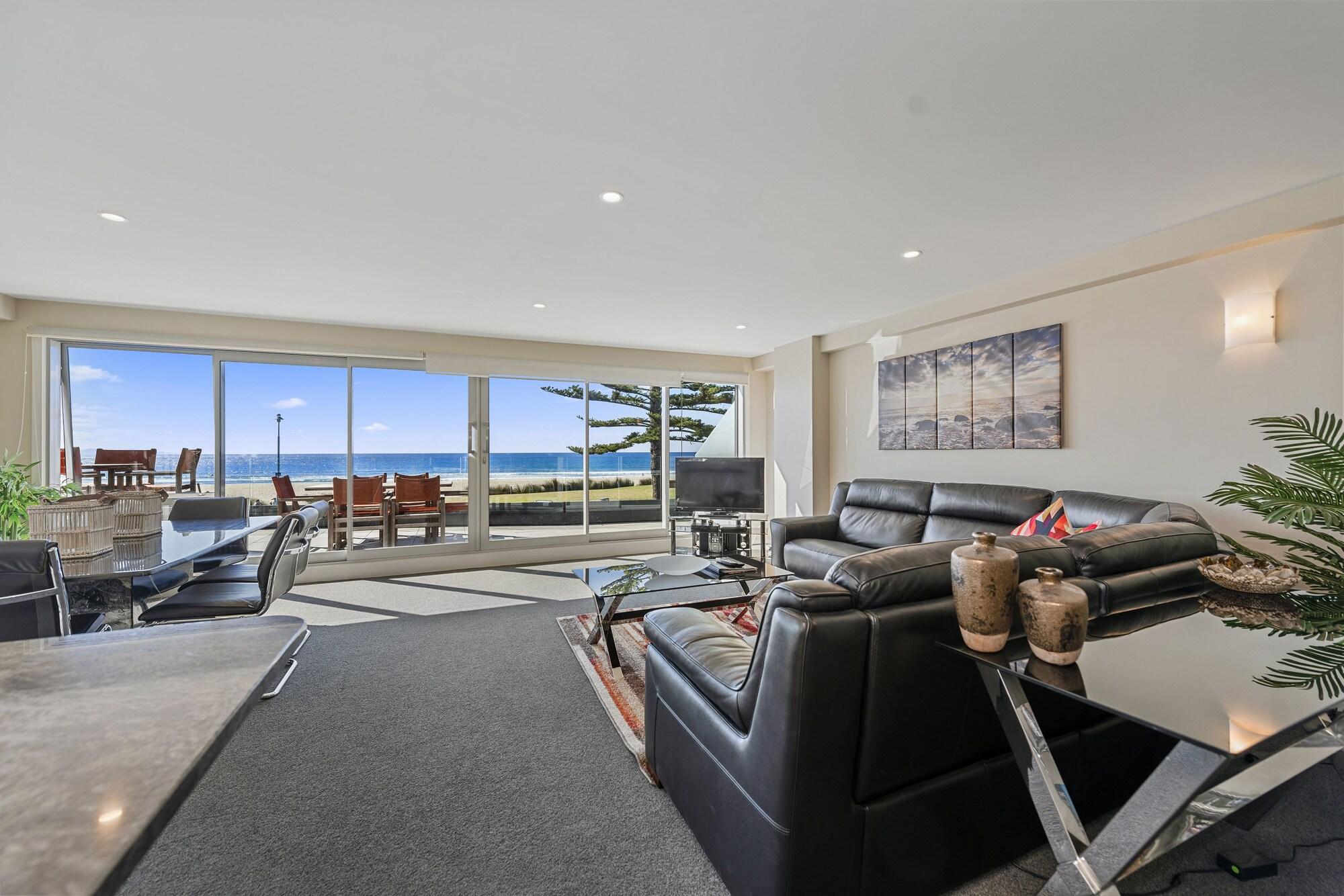 Pavilion Beachfront Apartments Mount Maunganui Exterior foto